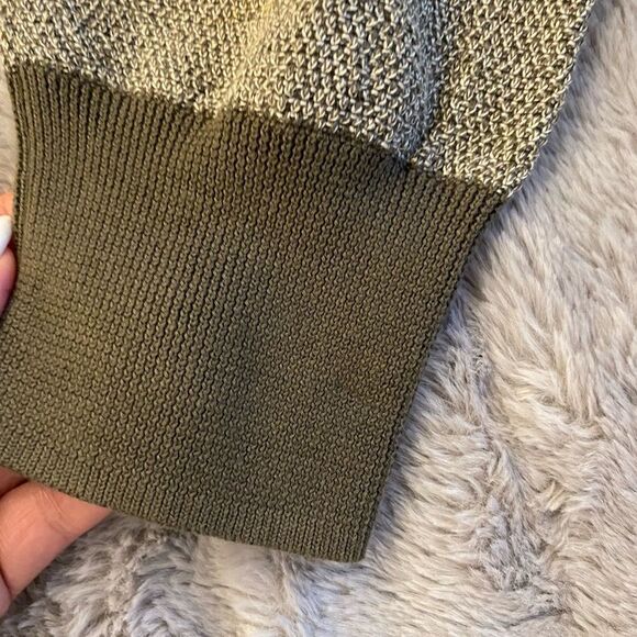 Faconnable 100% cotton v-neck pullover, L - Picture 3 of 7